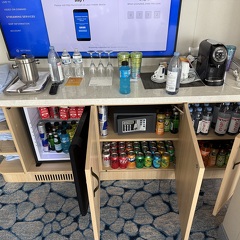 Fully stocked (and constantly replenished) mini-bar